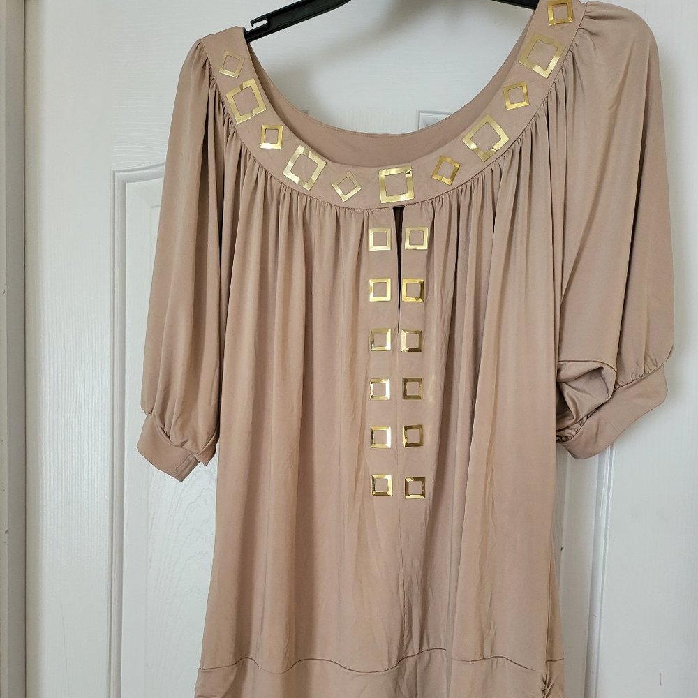 Baby Phat Womens Plus Cold Shoulder Blouse US Size 2X